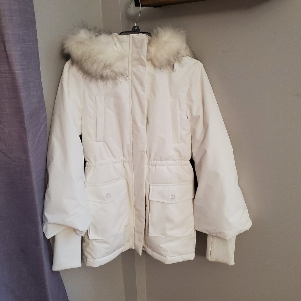 Habitual girl faux fur parka big girls NEVER WORN